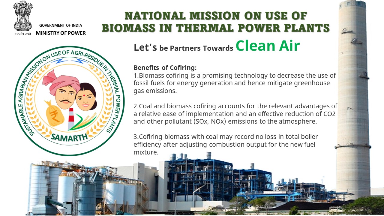 National Mission on use of biomass in thermal power plants