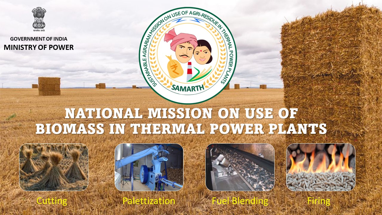 National Mission on use of biomass in thermal power plants
