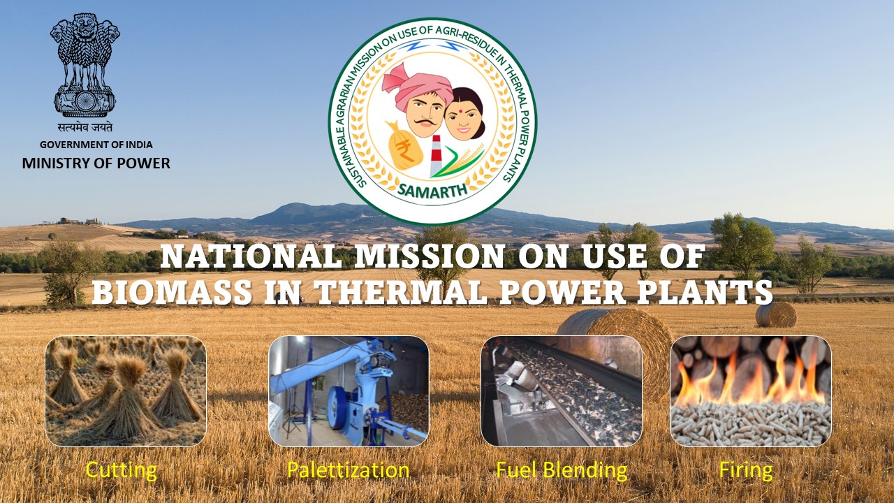 National Mission on use of biomass in thermal power plants