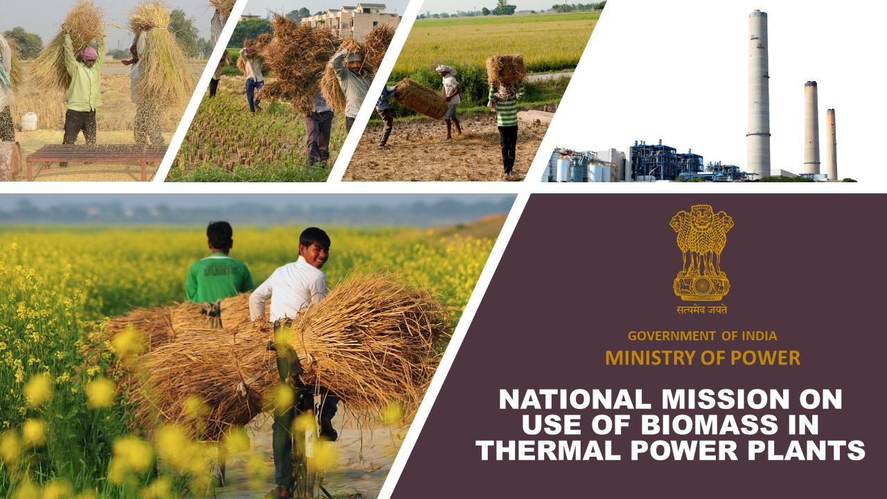 National Mission on use of biomass in thermal power plants