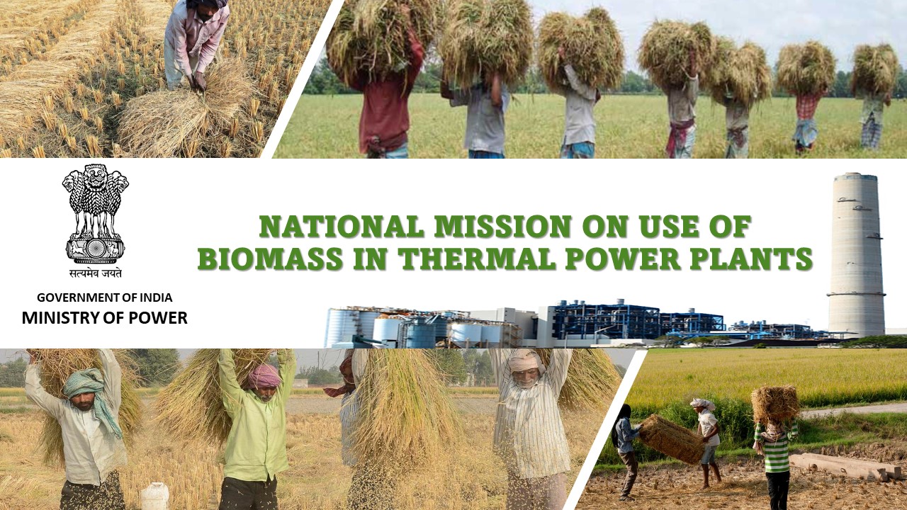 National Mission on use of biomass in thermal power plants